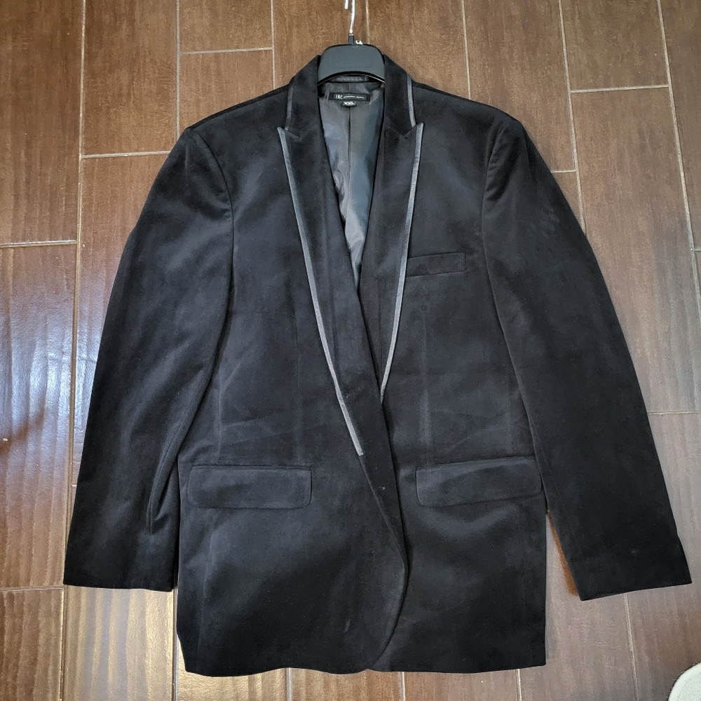 INC Mens 2XL Sport Jacket/Blazer Velvet/Suede Textured